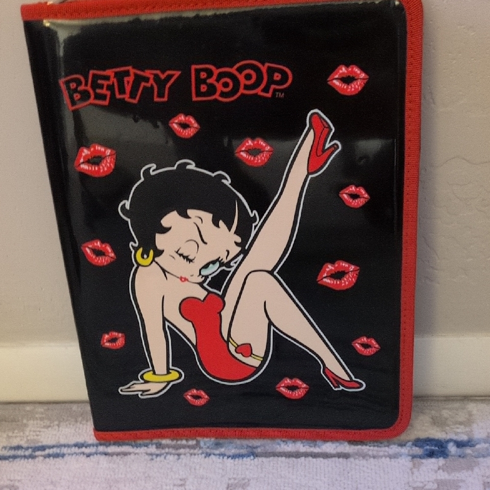 Betty Boop Black and Red Notebook